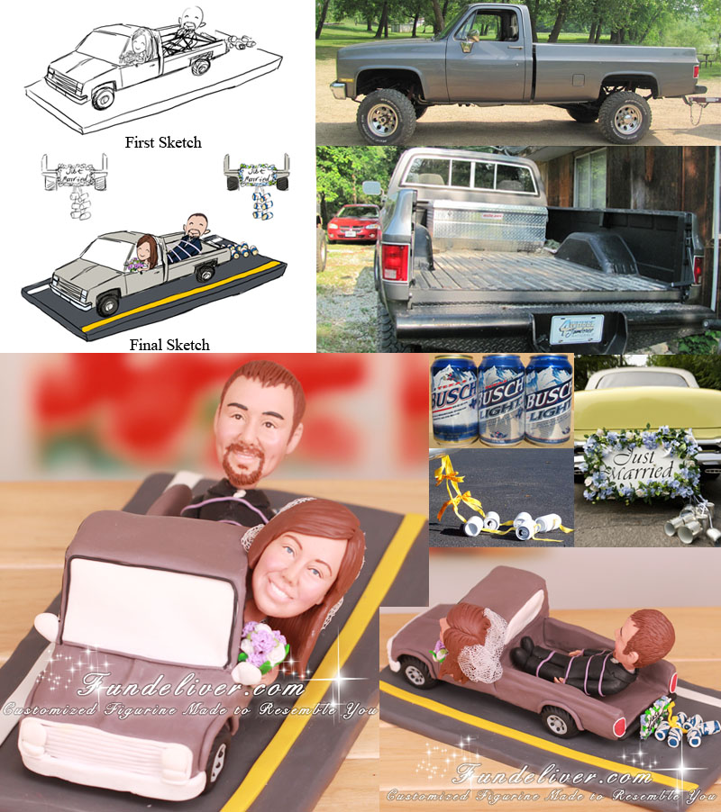 4-Wheel Truck Cake Toppers